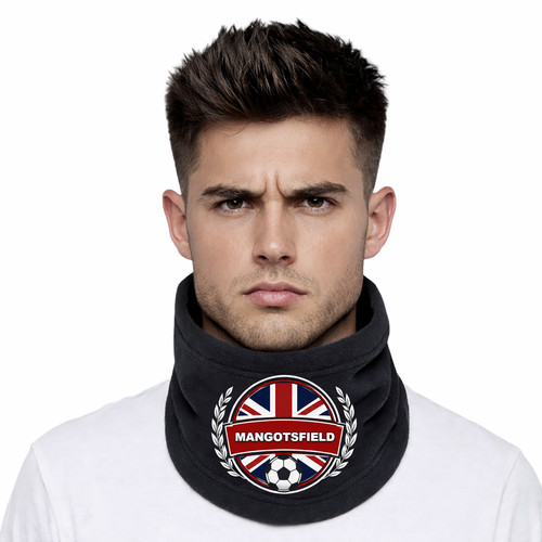 Black fleece snood - black, warmer