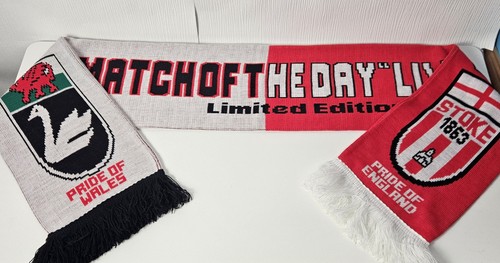 Stoke city swansea scarf - v,